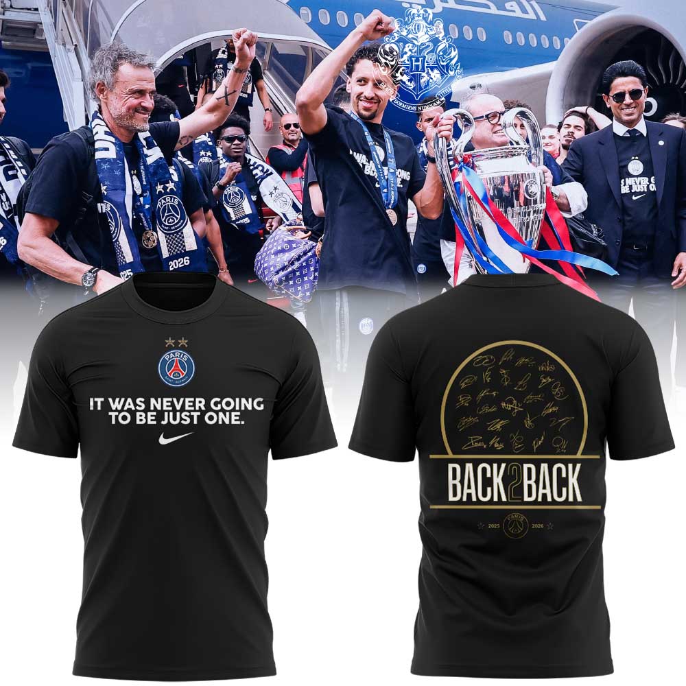 🏆PSG 2026 Back To Back Champions Of Europe Shirt
