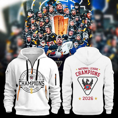 FRIBOURG-GOTTÉRON SCHWEIZER MEISTER 2020 NATIONAL LEAGUE Hoodie White