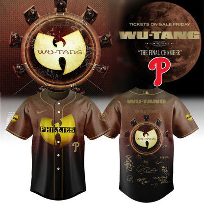 P Phillies x WuTang Clan Forever The Final Chamber 2026 Tour Jersey