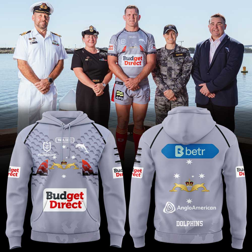 Dolphins NRL Our 2026 ANZAC Round Hoodie