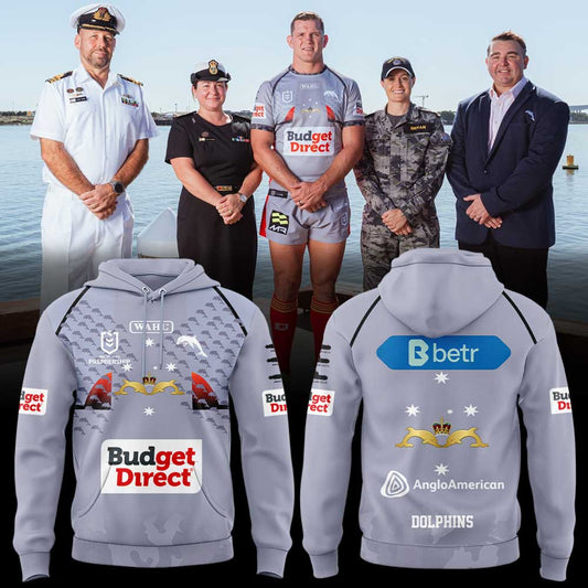 Dolphins NRL Our 2026 ANZAC Round Hoodie