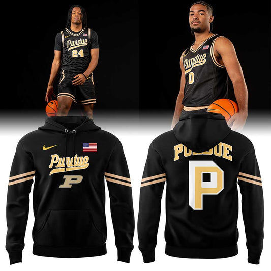 Purdue Basketball Night Mode Uniform 2025 Combo Hoodie