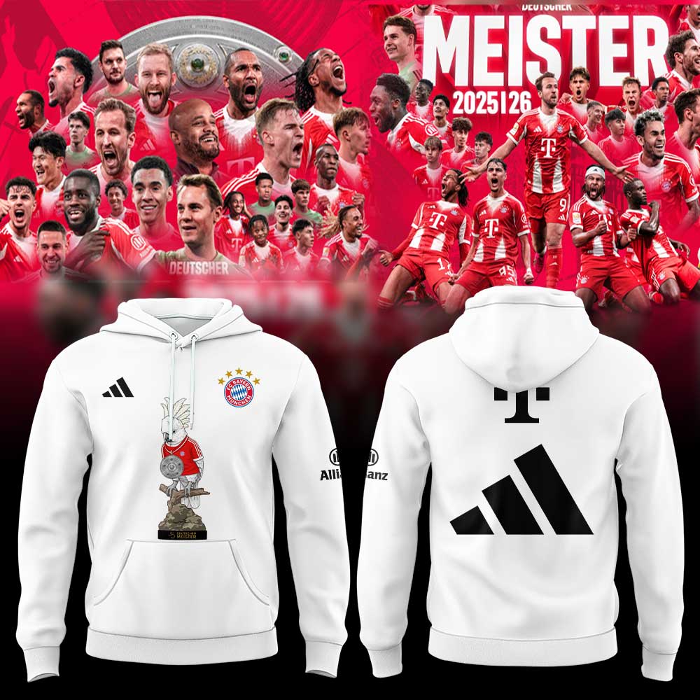 FC Bayern München DEUTSCHER MEISTER 2026 Hoodie