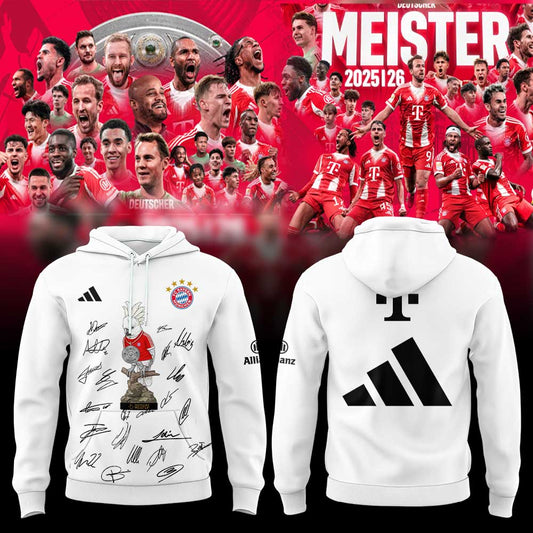 FC Bayern München DEUTSCHER MEISTER 2026 Hoodie