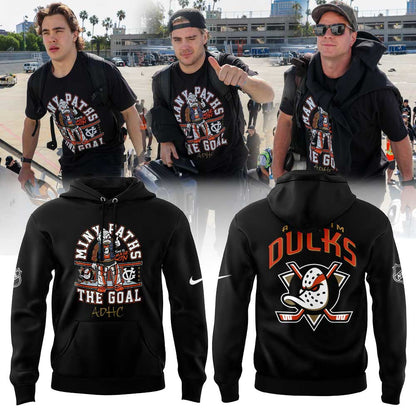 Anaheim Ducks the Goal Many Paths time to Mask on Hoodie