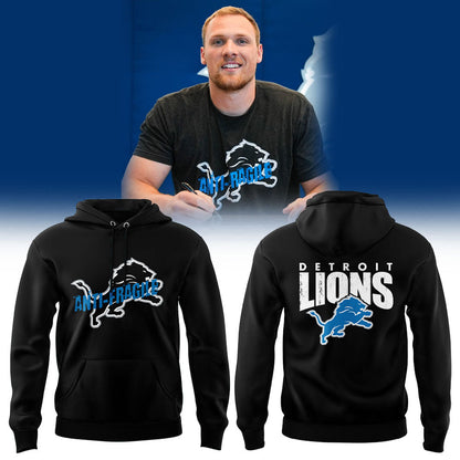 D Lions x Jack Campbell Our All-Pro linebacker Hoodie Black