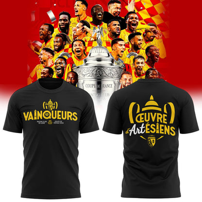 Racing Club de Lens Coupe de France 2025–26 Champions Shirt Black