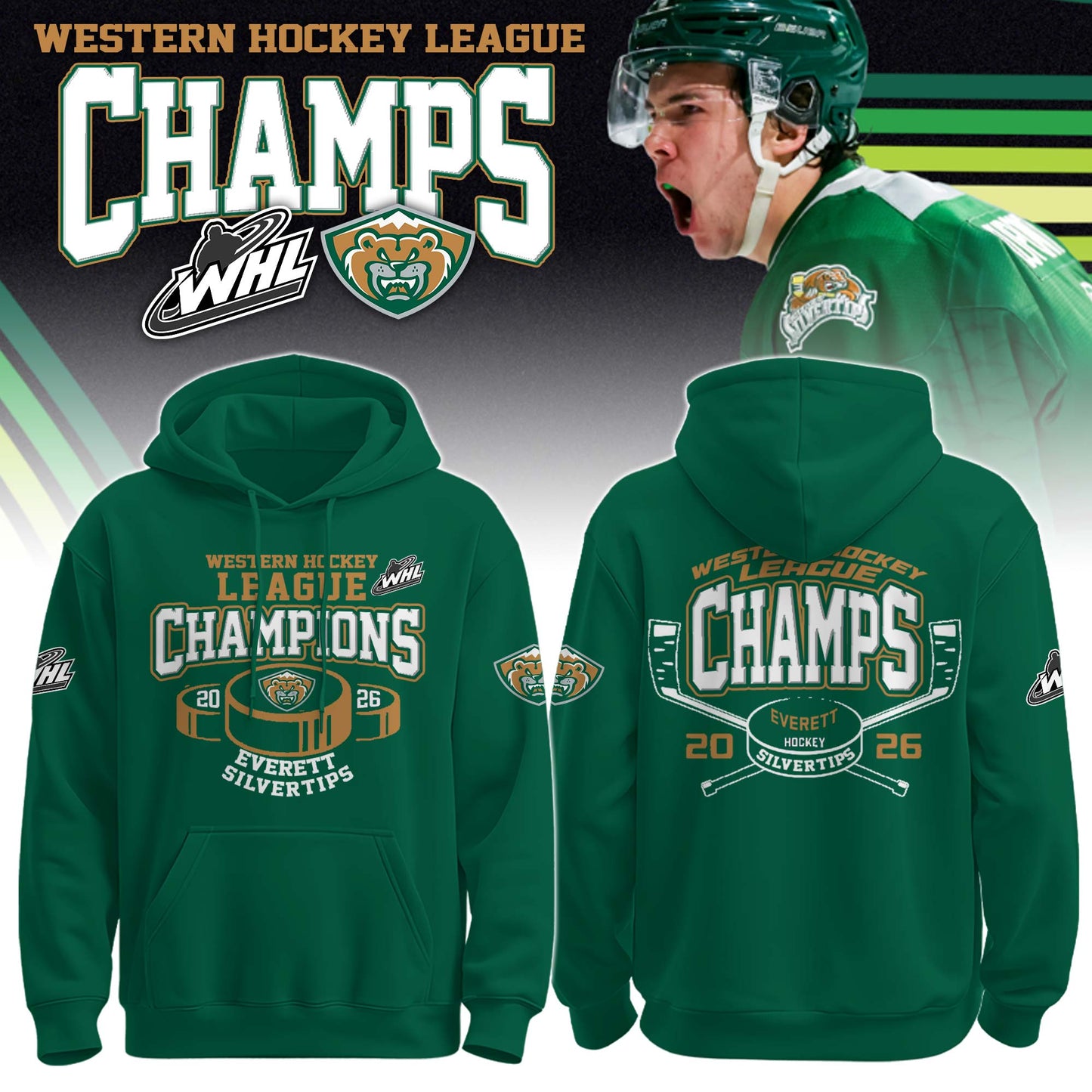 Everett Silvertips Champions WHL 2026 Limited Edition + Selling Out Fast