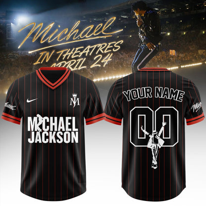 Michael Jackson Customize Football Jersey – Special Movie Edition – Black