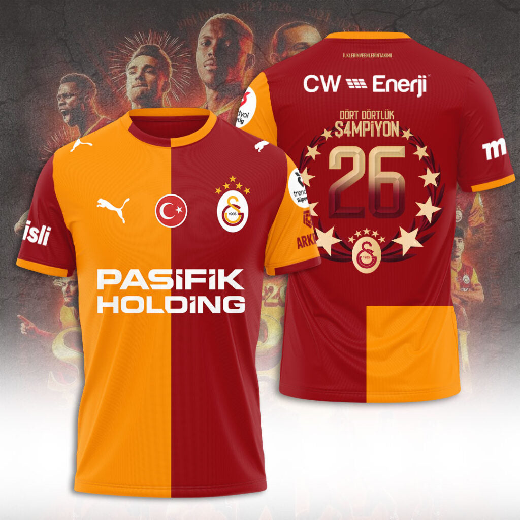 Galatasaray S.K. Turkish Champions 25/26 Limited Edition T.shirt