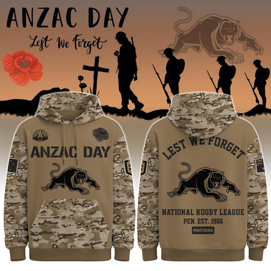 Penrith Panthers “ Anzac Day Hoodie