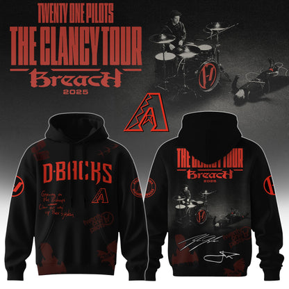 ARI x Twenty One Pilots The Glancy Tour 2025 Hoodie Limited Edition