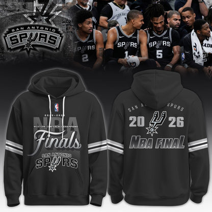 San Antonio Spurs 2026 Western Conference Finals Champions Hoodie