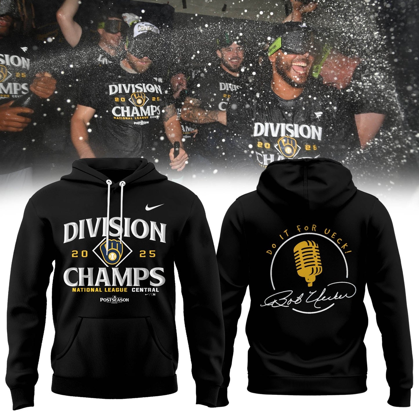 DO IT FOR UECK! The 2025 Brewers™ playoff merch Hoodie