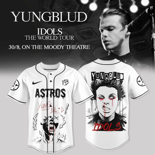 Houston Astros X YUNGBLUD: IDOLS THE WORLD TOUR NA TOUR Merch