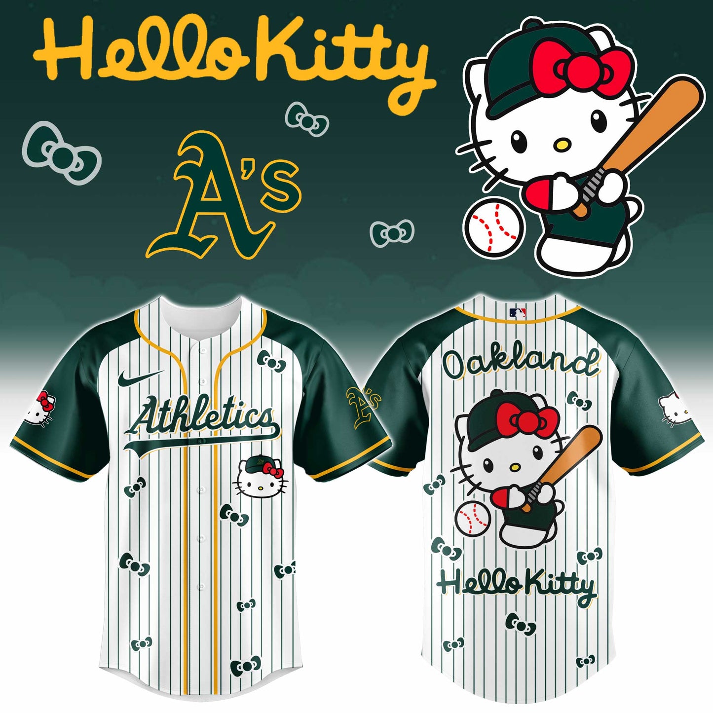 A’s – Hello Kitty 2026 Limited Editions Jersey