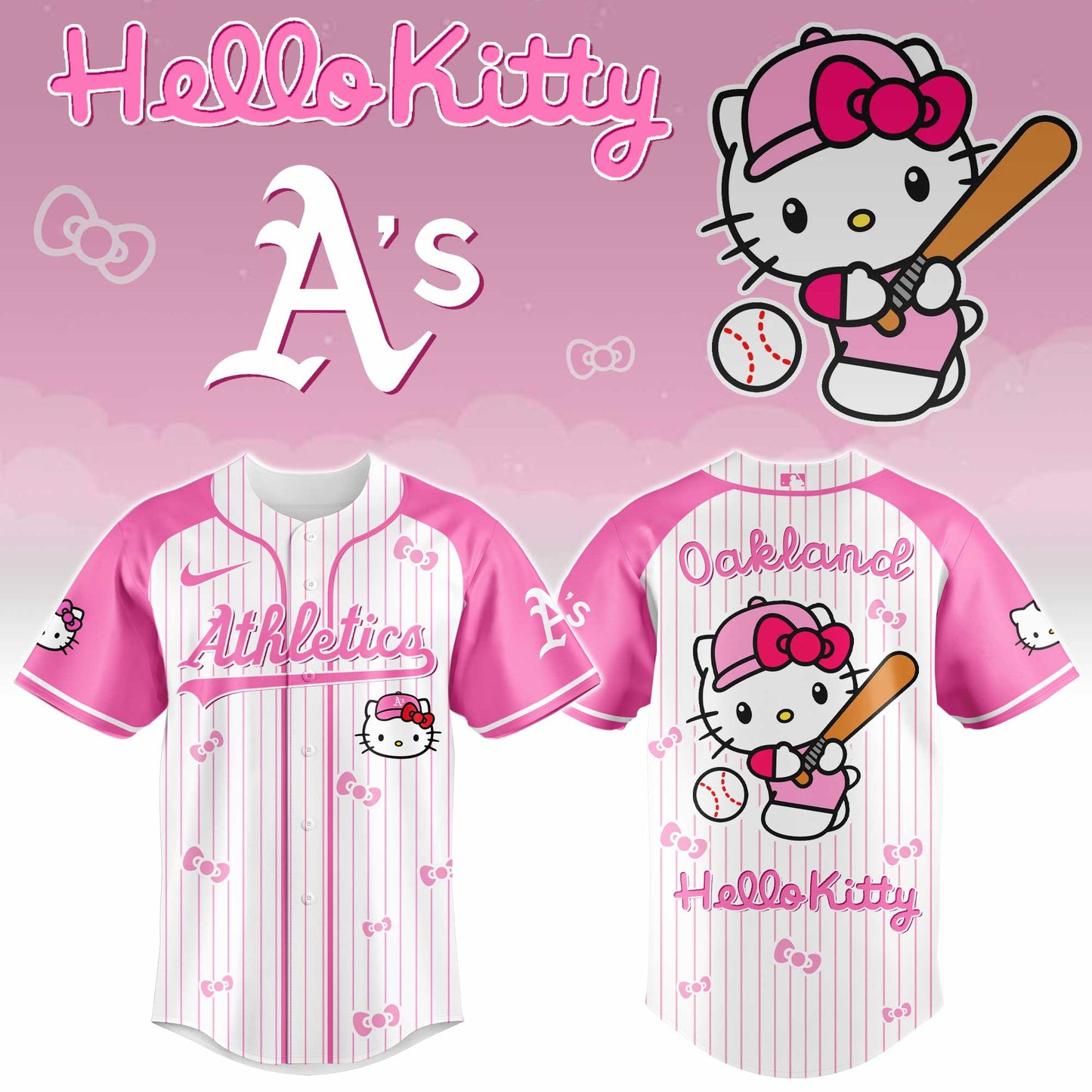 A’s – Hello Kitty 2026 Limited Editions Jersey
