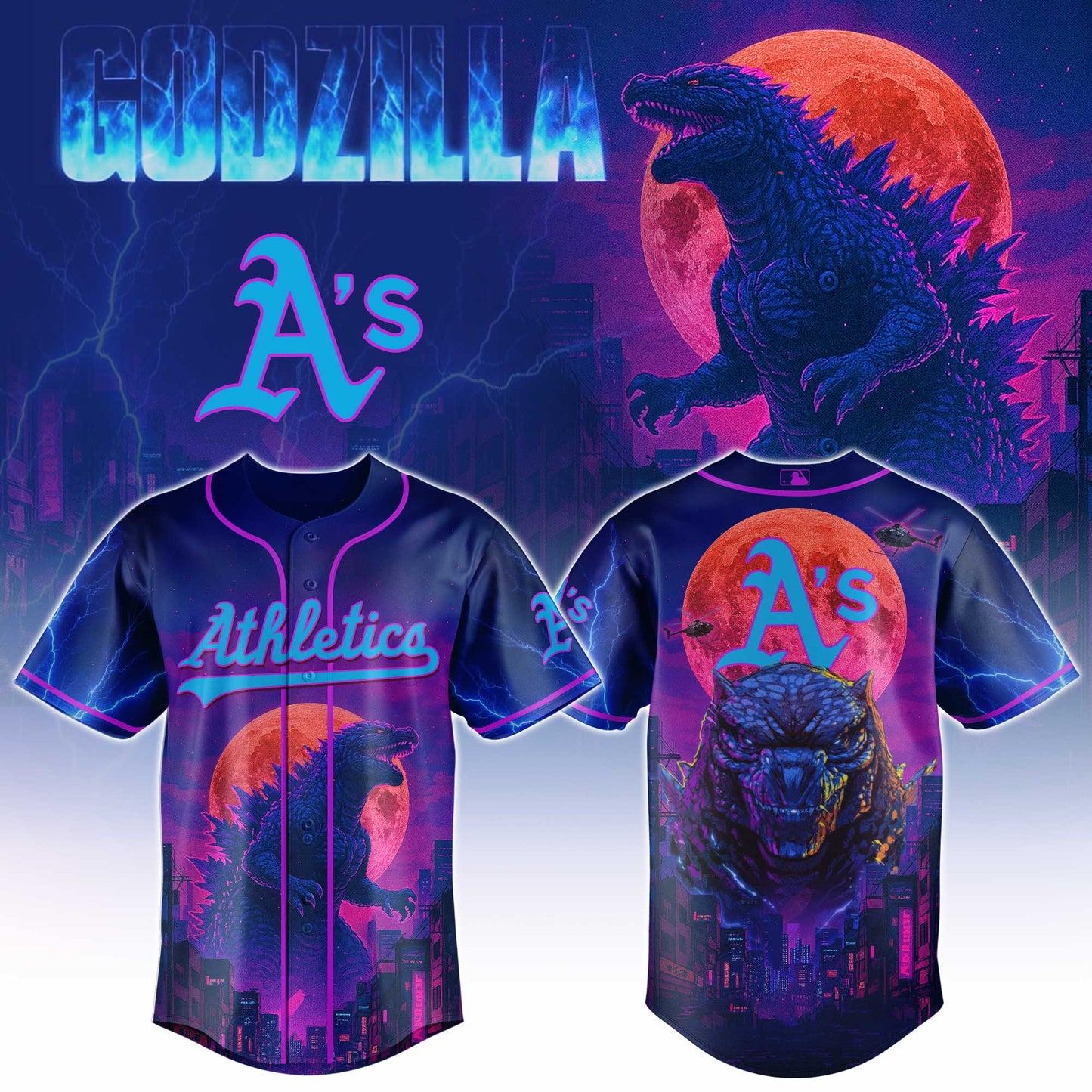 OAK Special Godzilla Limited Edition Jersey