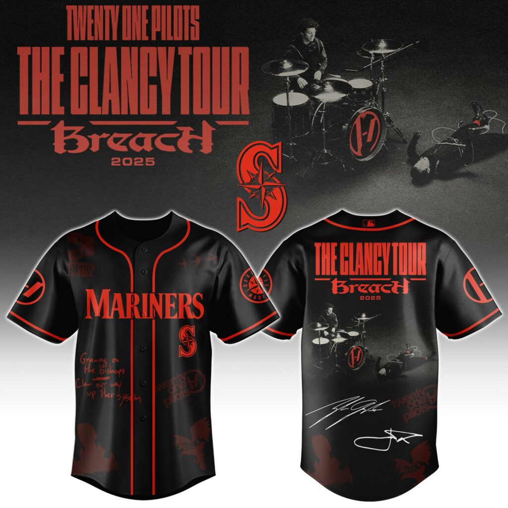 Baseball x Twenty One Pilots The Clancy World Tour Jersey