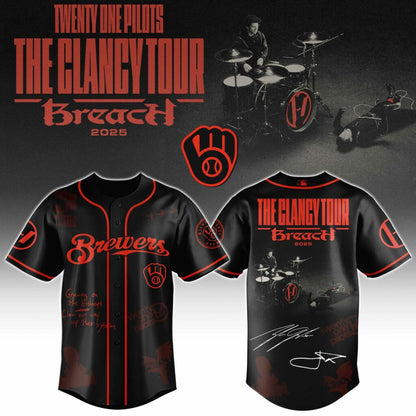 Baseball x Twenty One Pilots The Clancy World Tour Jersey