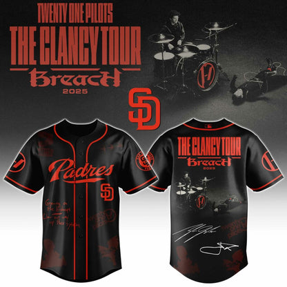 Baseball x Twenty One Pilots The Clancy World Tour Jersey