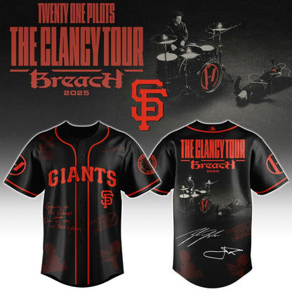 Baseball x Twenty One Pilots The Clancy World Tour Jersey