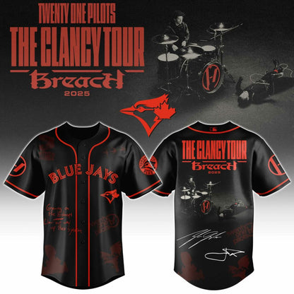 Baseball x Twenty One Pilots The Clancy World Tour Jersey