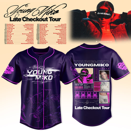 Young Miko “ Purple Chaos Tour Jersey