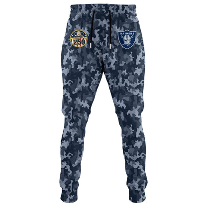 Las Vegas Raiders Navy 250th Birthday Hoodie Limited Edions