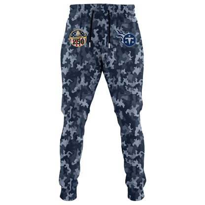 Tennessee Titans Navy 250th Birthday Hoodie Limited Edions