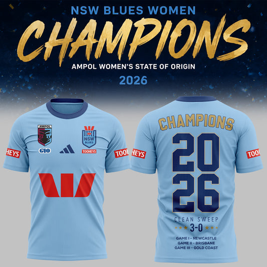 NSW 2026 Ampol Women’s State of Origin Champions 🏆🏉 Shirt