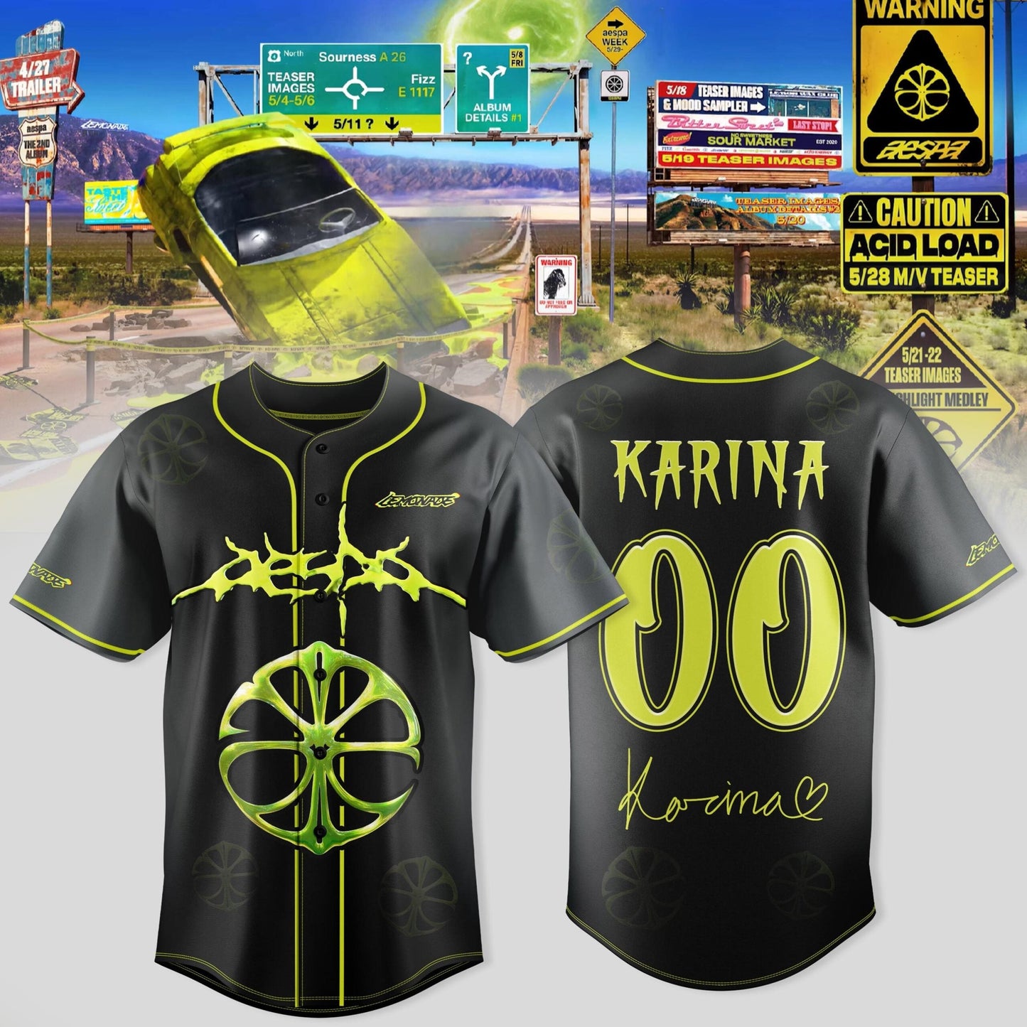 aespa The 2nd Album 〖LEMONADE〗Jersey (Karina)