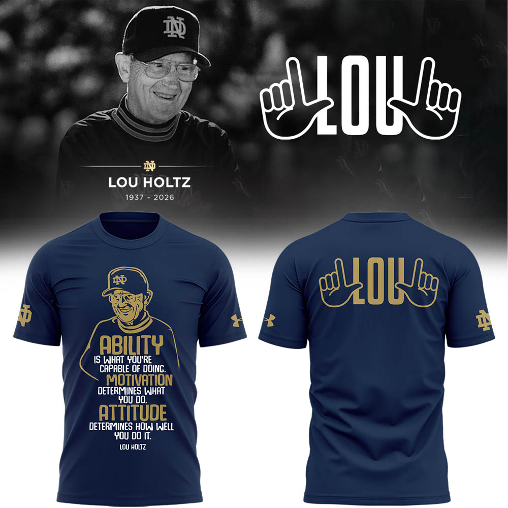 Notre Dame Legacy “ Lou Holtz Tribute Shirt
