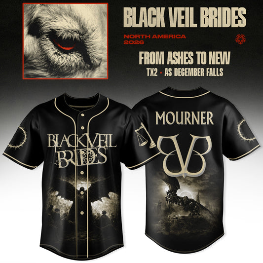 Black Veil Brides “ From Ashes To New Tour (North America 2026) Jersey - MOURNER