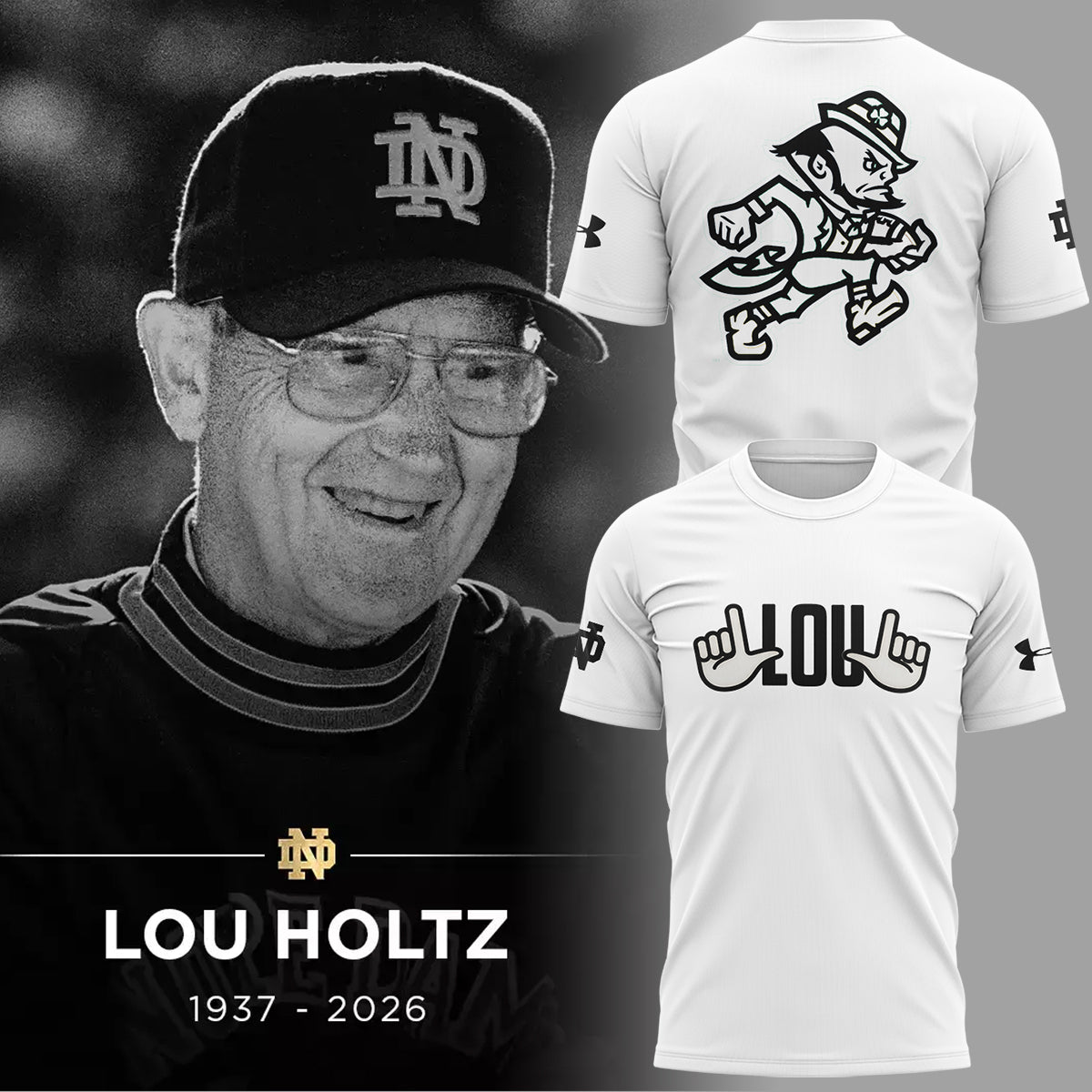 Remembering The Life And Legacy Of Lou Holtz T-Shirt