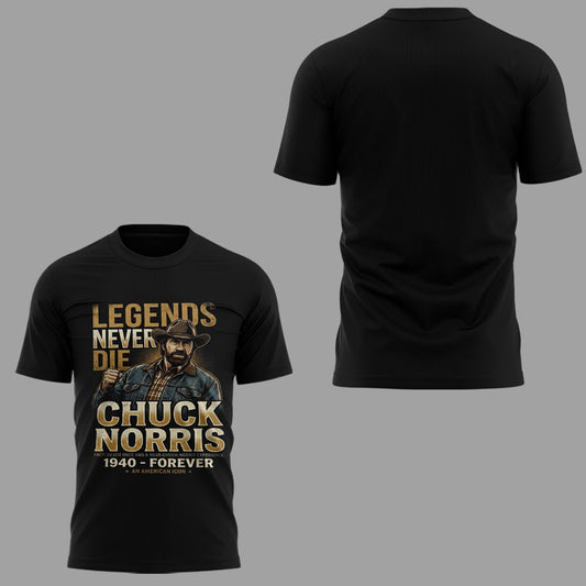 REST IN PEACE ðŸ–¤ðŸ•Šï¸ Chuck Norris TShirt