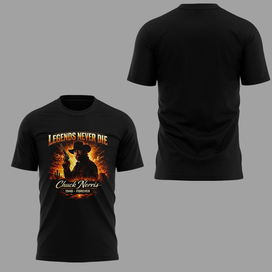 REST IN PEACE ðŸ–¤ðŸ•Šï¸ Chuck Norris TShirt