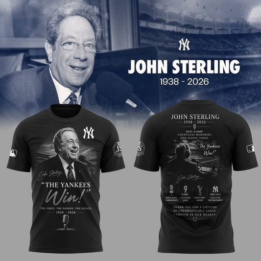 “Remembering John Sterling — The Voice of the Yankees” Shirt