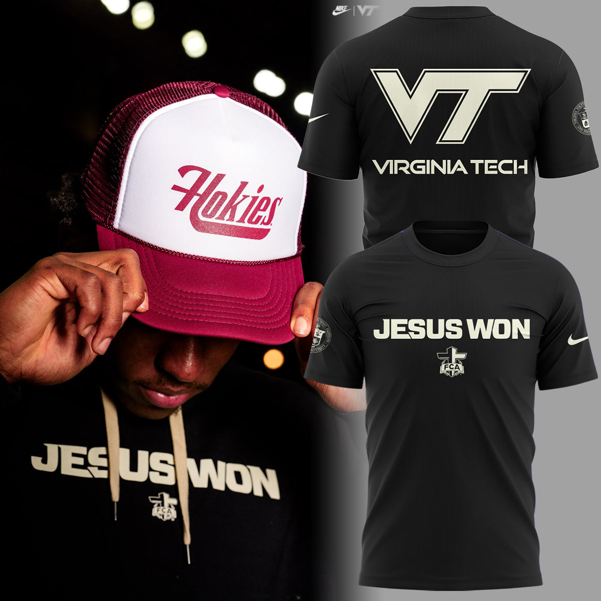 Virginia Tech Hokies x Jesus Won Limited Edition T-Shirt