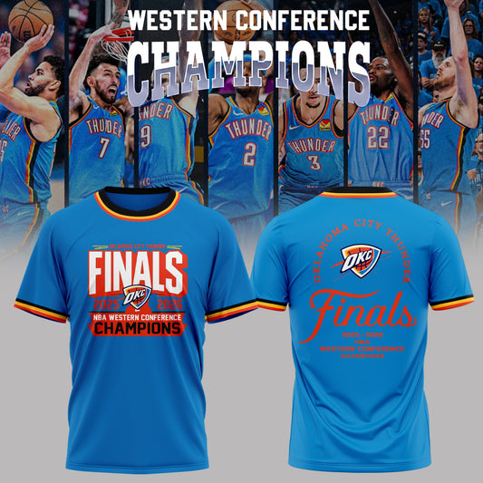 Exclusive Oklahoma City Thunder Finals - OKC Western Conference Champions T-Shirt