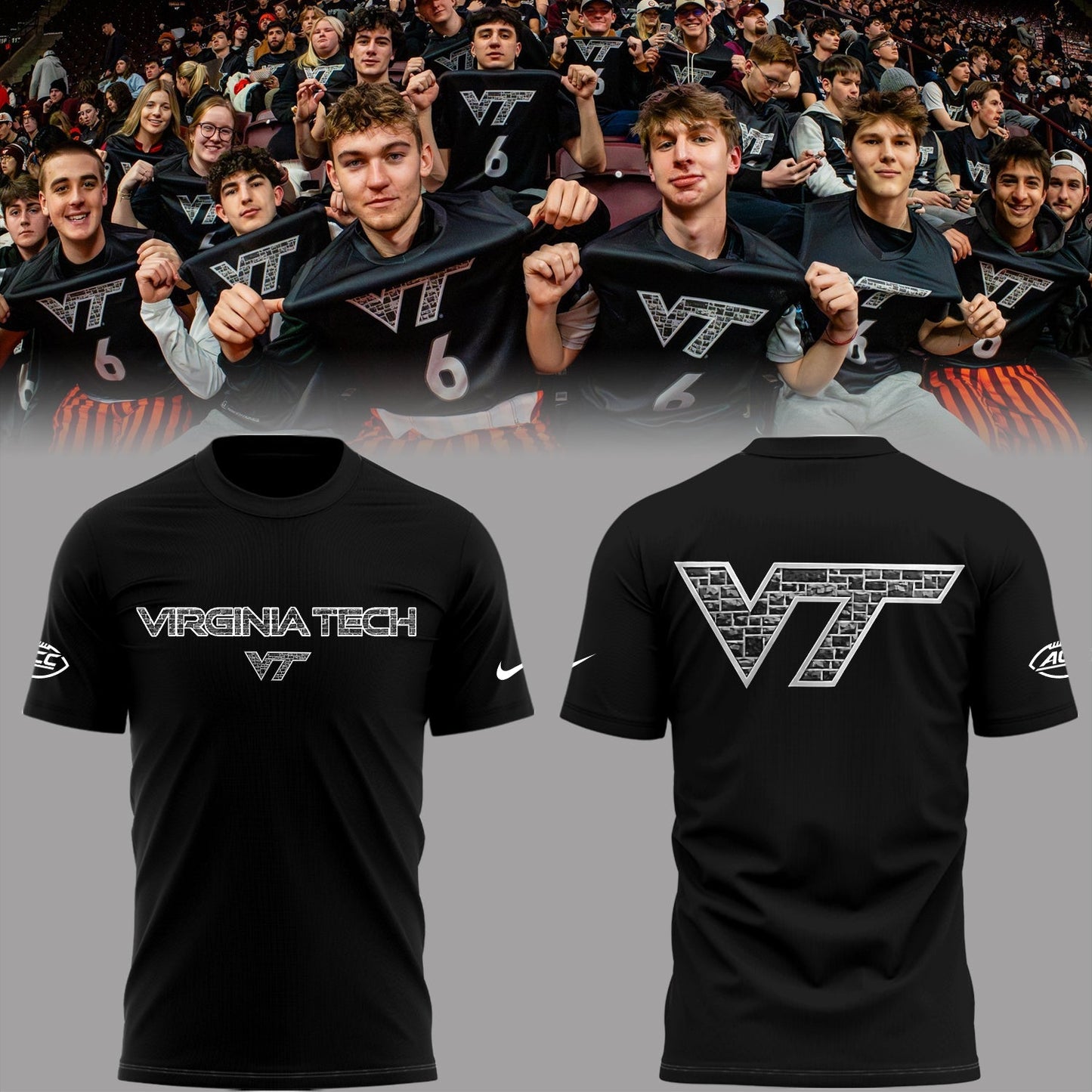 Virginia Tech Hokies Black Out Limited Edition T-Shirt