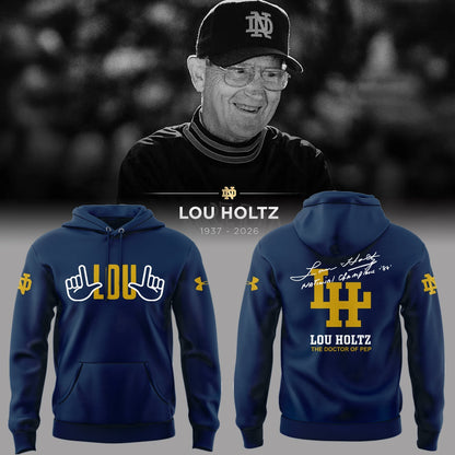 Notre Dame Legacy “ Lou Holtz Tribute Hoodie
