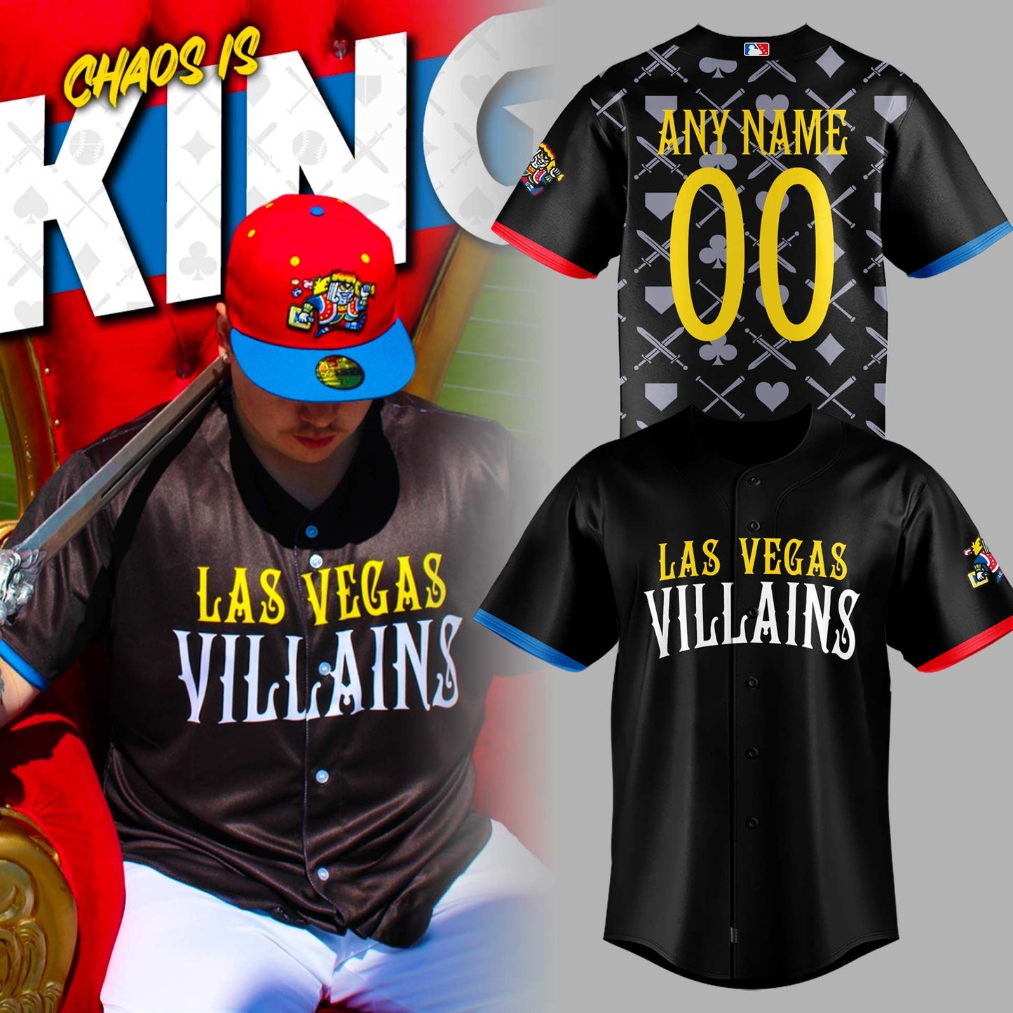 The Las Vegas Villains ⚔️ 👑 Custom Jersey