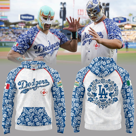 Dodgers x Celebrating the Night of Mexican Heritage ⚾🇲🇽 Hoodie