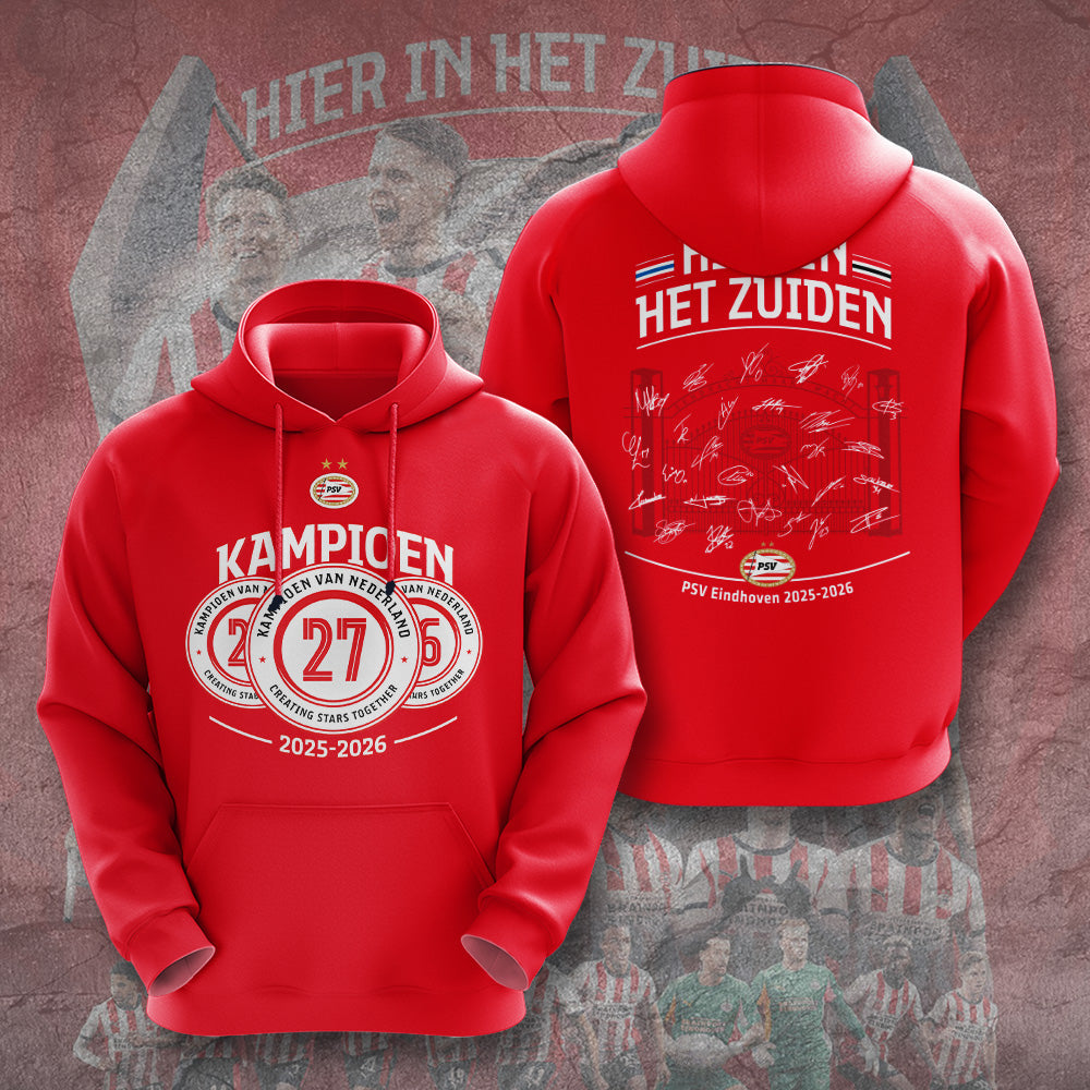PSV Eindhoven Champions 2026 Hoodie