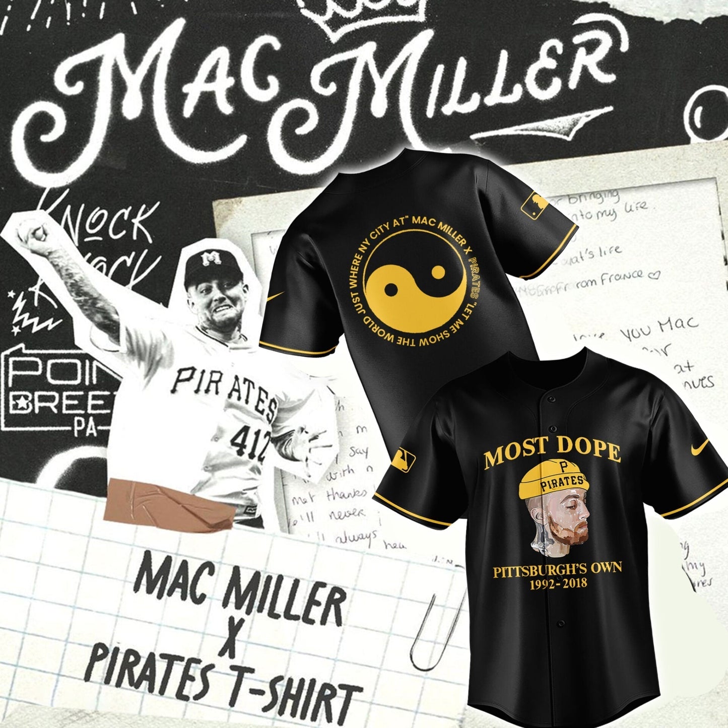 Limited Edition Most Dope x Pirates Jersey