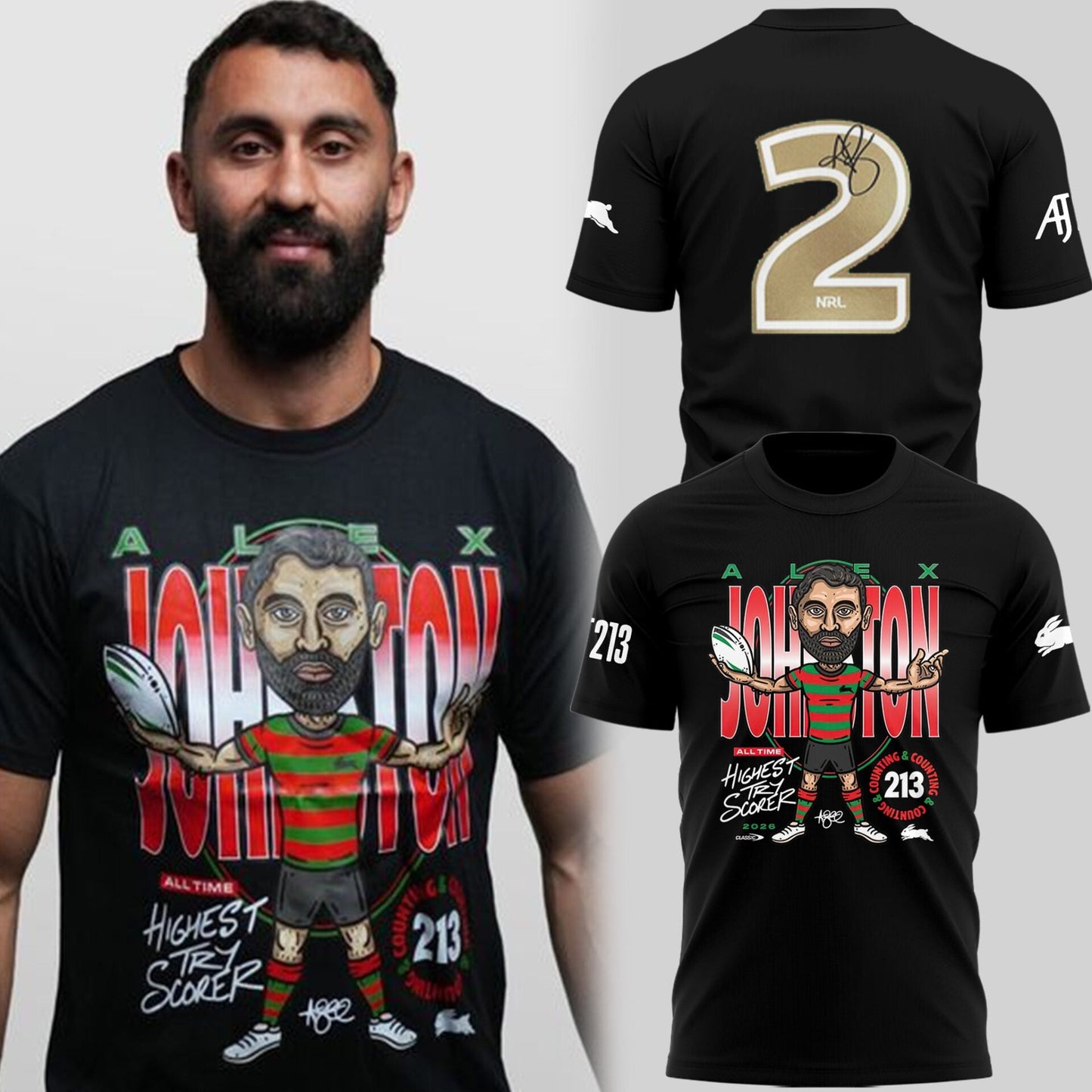 Limited Edition Alex Johnston Record Breaker TShirt