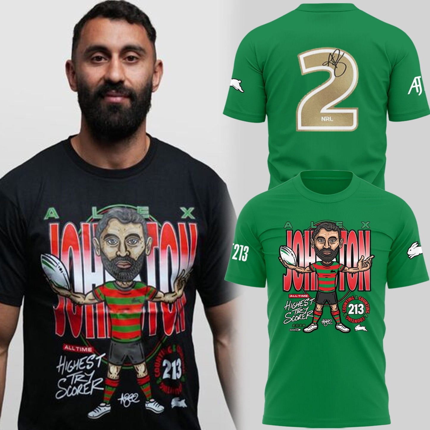 Limited Edition Alex Johnston Record Breaker TShirt