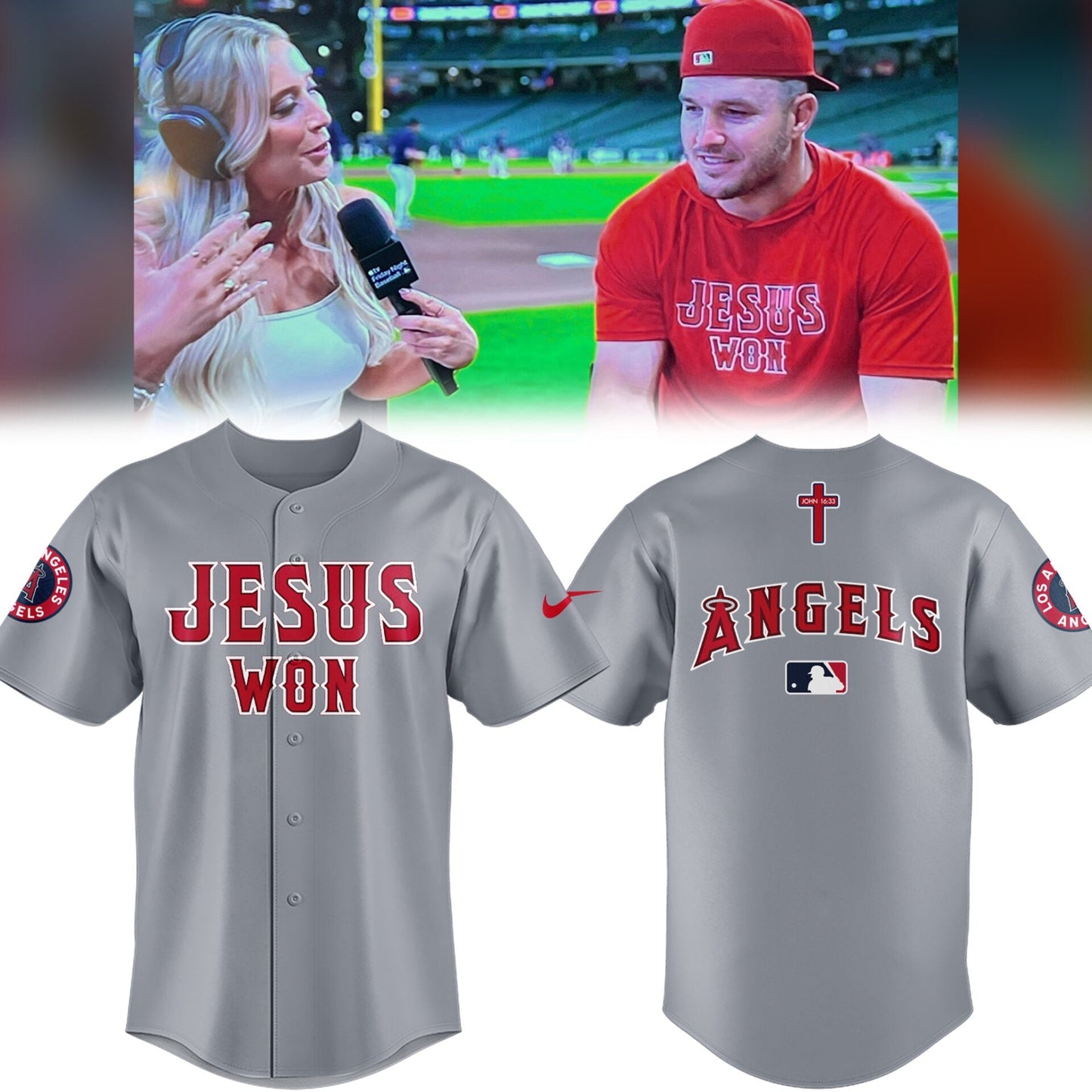 Los Angeles Angels Limited Edition Jesus Won Jersey âœï¸âš¾