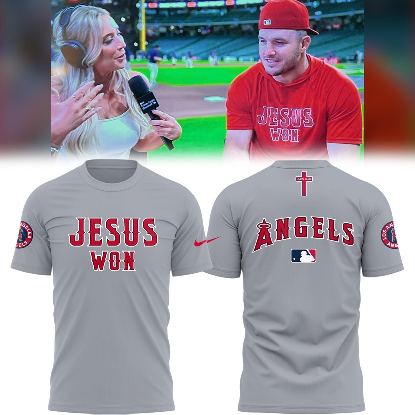 Los Angeles Angels Limited Edition Jesus Won Shirt âœï¸âš¾
